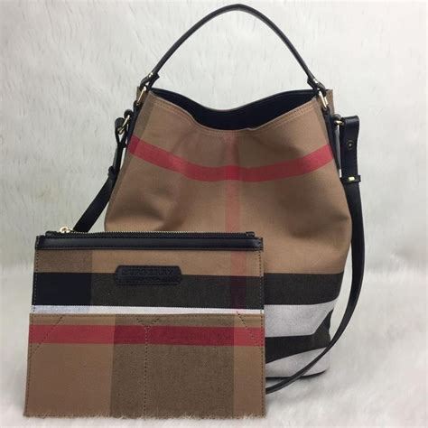 burberry hobo canvas bag|Burberry shoulder bag vintage.